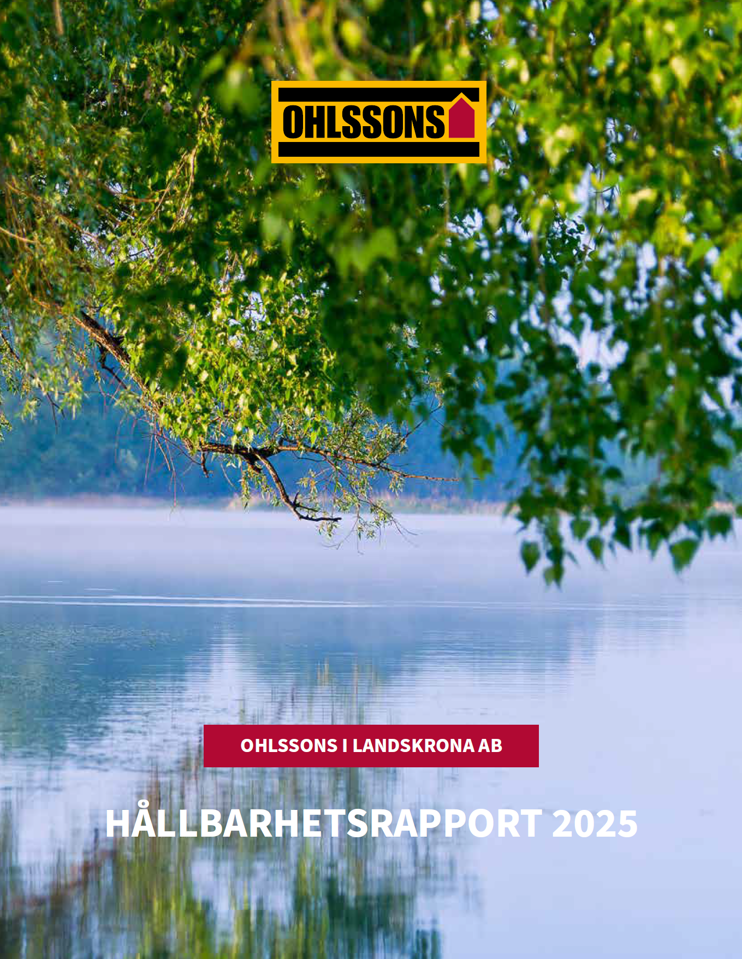 Hållbarhetsrapport 2025 Ohlssons AB