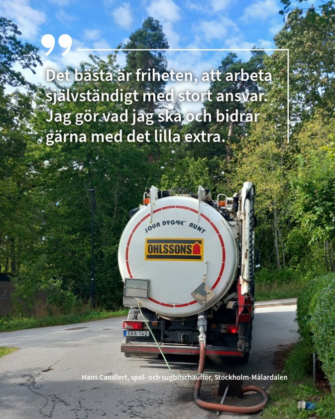 Spol- och sugbil, Ohlssons AB