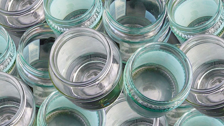 återvinning av glas
